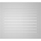 Ekena Millwork Vertical Surface Mount PVC Gable Vent: Functional, w/ 3-1/2"W x 1"P Standard Frame, 38"W x 34"H GVPVE38X3401SF - alternate 3